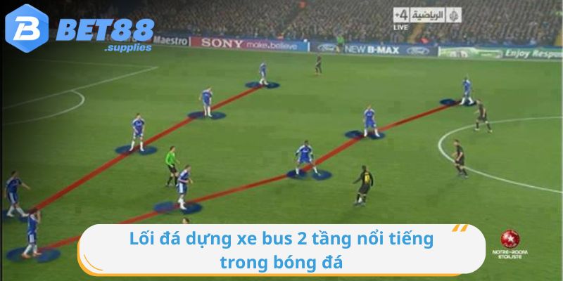 Lối đá dựng xe bus 2 tầng nổi tiếng trong bóng đá